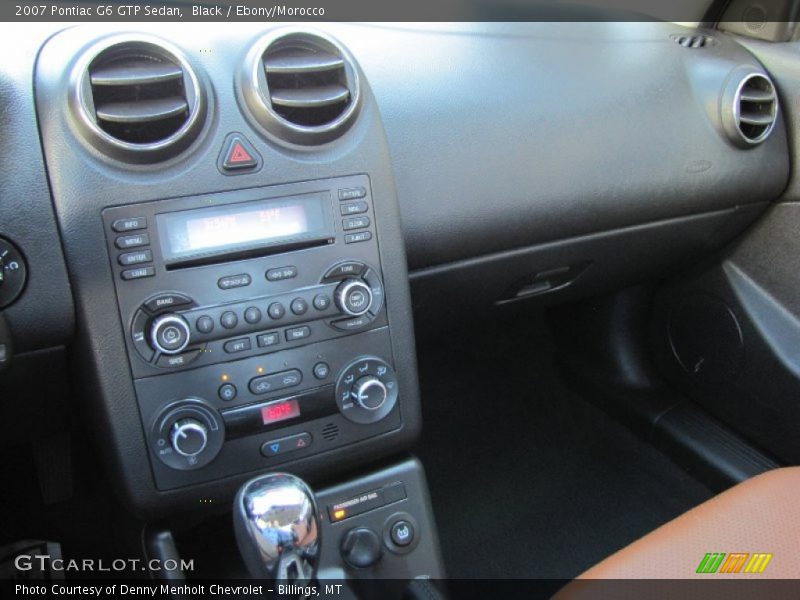 Black / Ebony/Morocco 2007 Pontiac G6 GTP Sedan