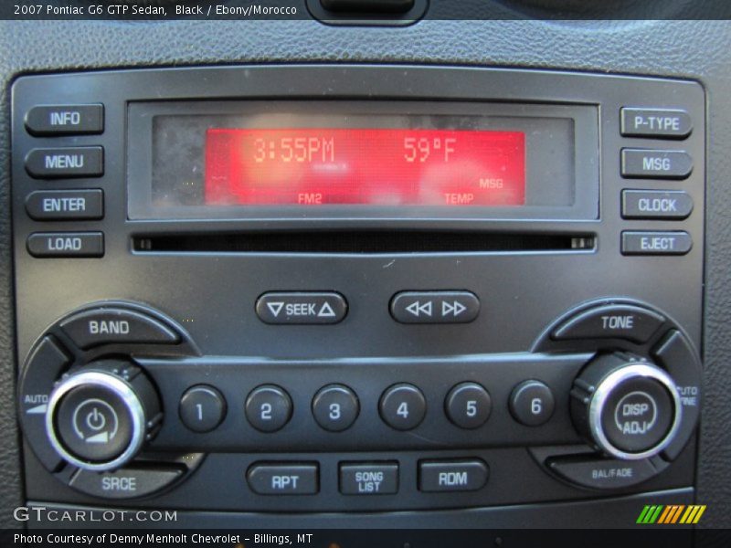 Audio System of 2007 G6 GTP Sedan