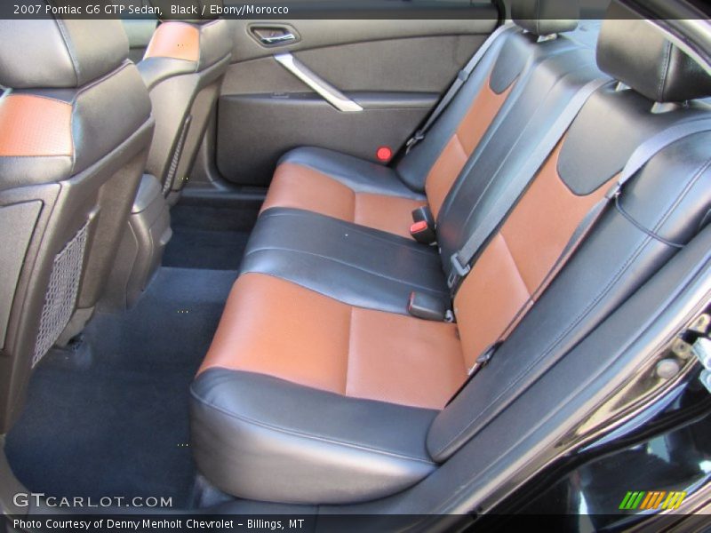  2007 G6 GTP Sedan Ebony/Morocco Interior