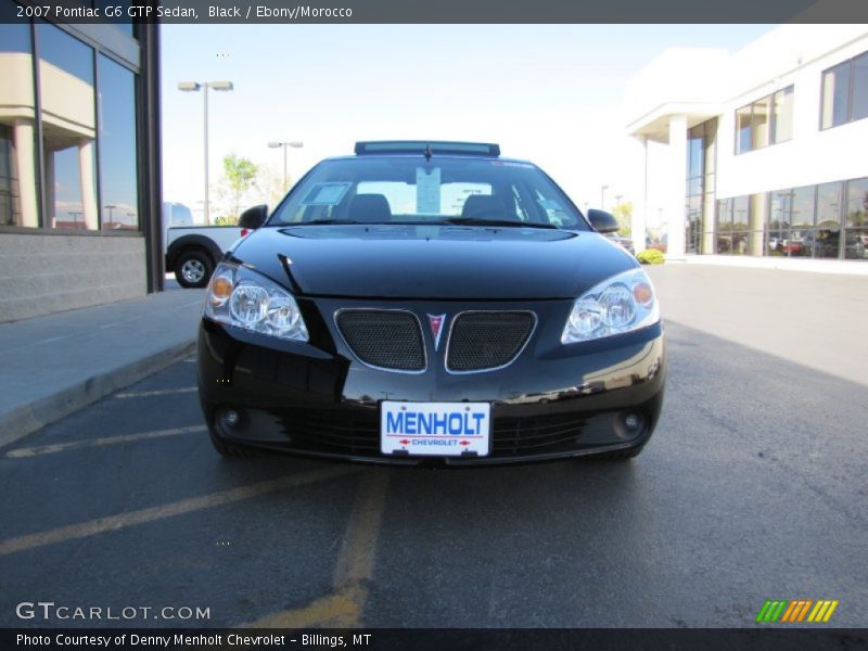 Black / Ebony/Morocco 2007 Pontiac G6 GTP Sedan