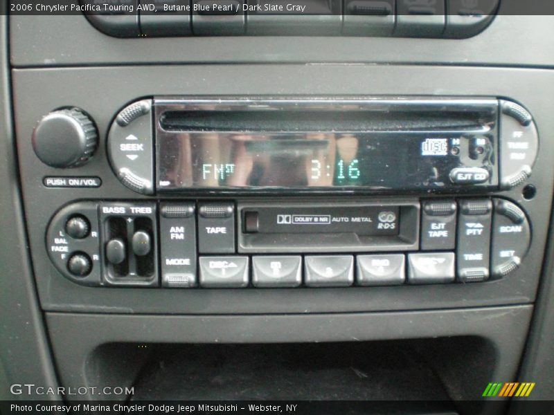 Butane Blue Pearl / Dark Slate Gray 2006 Chrysler Pacifica Touring AWD