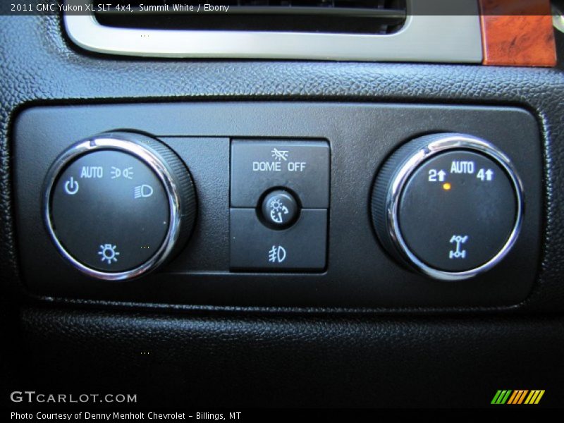 Controls of 2011 Yukon XL SLT 4x4