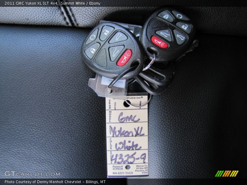 Keys of 2011 Yukon XL SLT 4x4