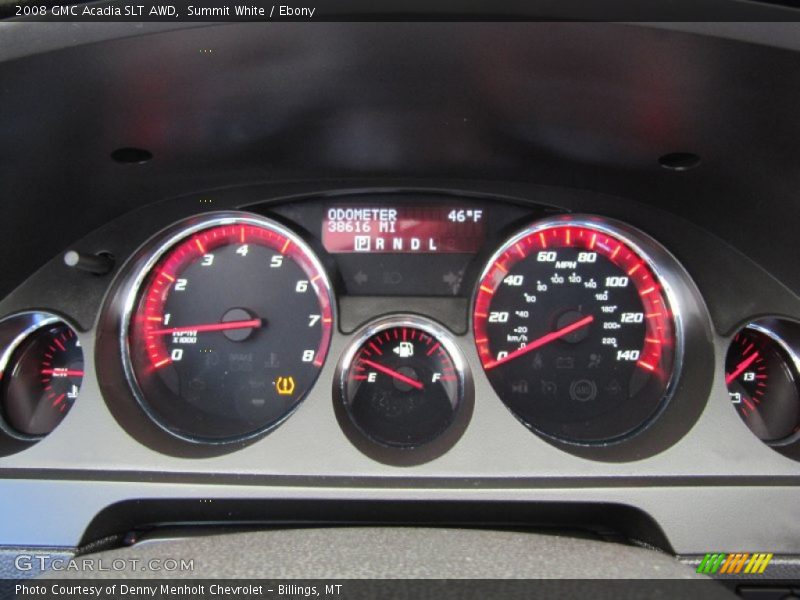 Summit White / Ebony 2008 GMC Acadia SLT AWD