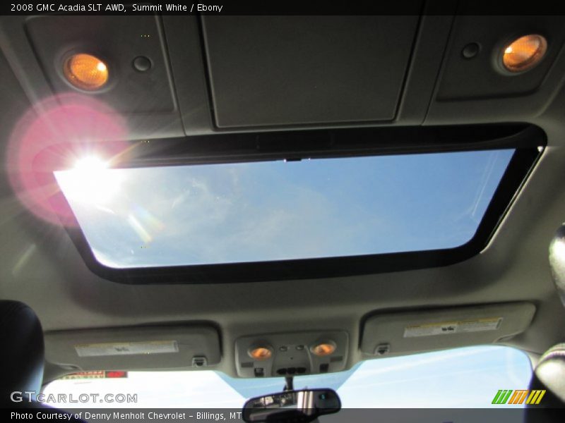 Summit White / Ebony 2008 GMC Acadia SLT AWD
