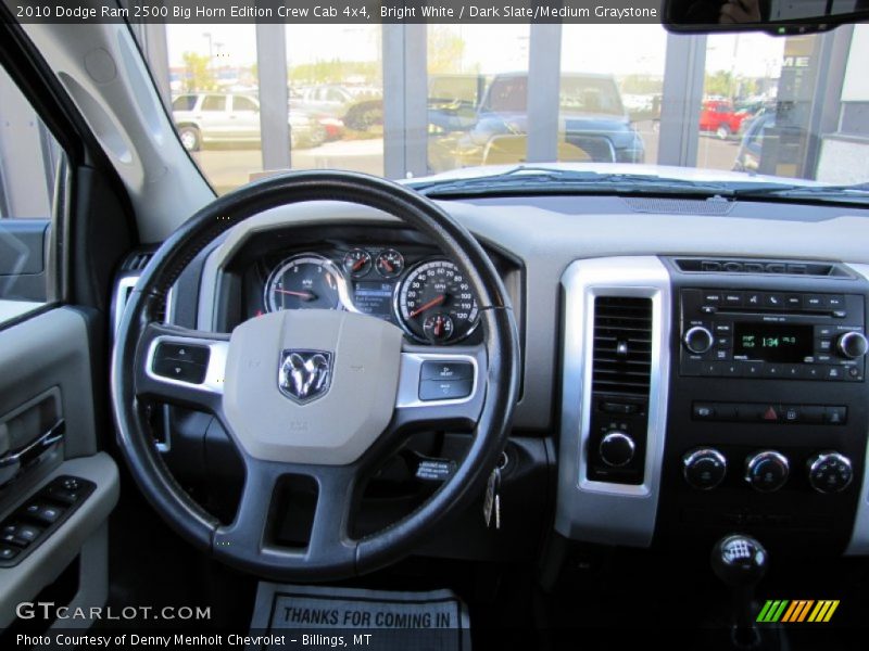  2010 Ram 2500 Big Horn Edition Crew Cab 4x4 Steering Wheel