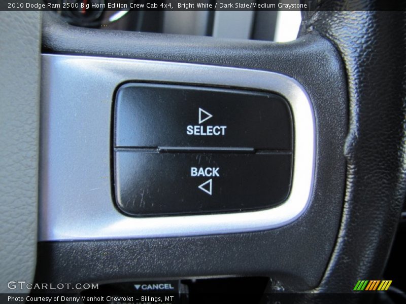 Bright White / Dark Slate/Medium Graystone 2010 Dodge Ram 2500 Big Horn Edition Crew Cab 4x4