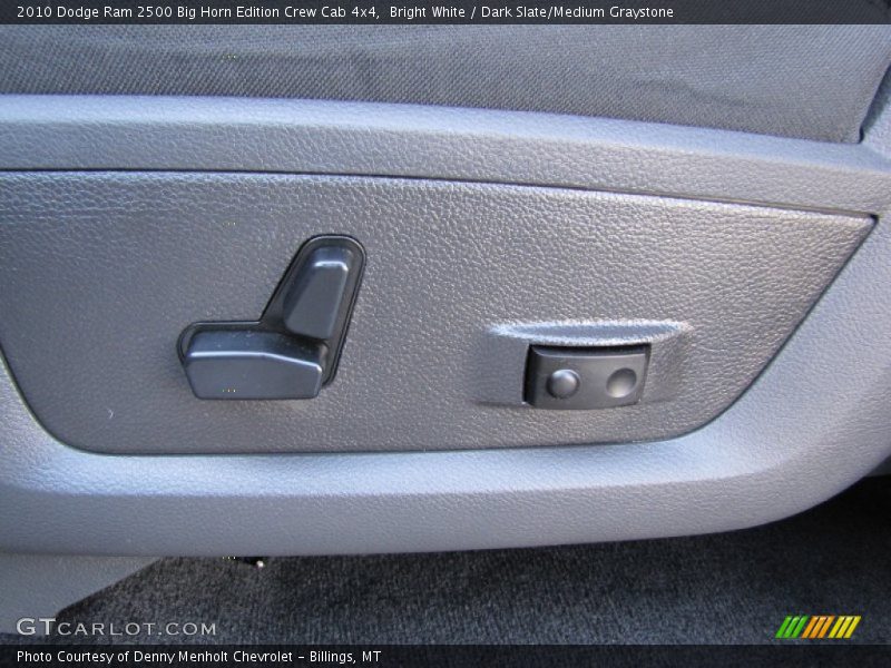 Bright White / Dark Slate/Medium Graystone 2010 Dodge Ram 2500 Big Horn Edition Crew Cab 4x4