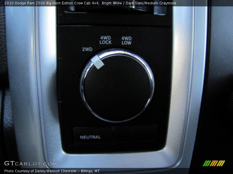 Controls of 2010 Ram 2500 Big Horn Edition Crew Cab 4x4