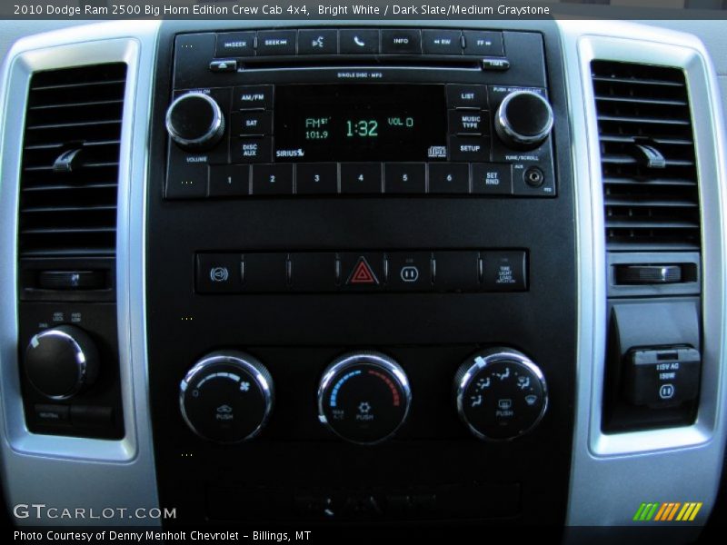 Controls of 2010 Ram 2500 Big Horn Edition Crew Cab 4x4