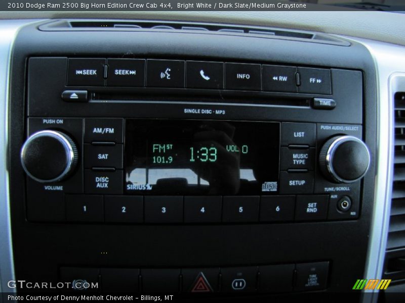 Controls of 2010 Ram 2500 Big Horn Edition Crew Cab 4x4
