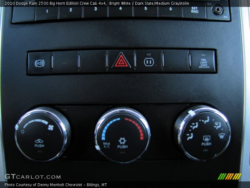 Controls of 2010 Ram 2500 Big Horn Edition Crew Cab 4x4
