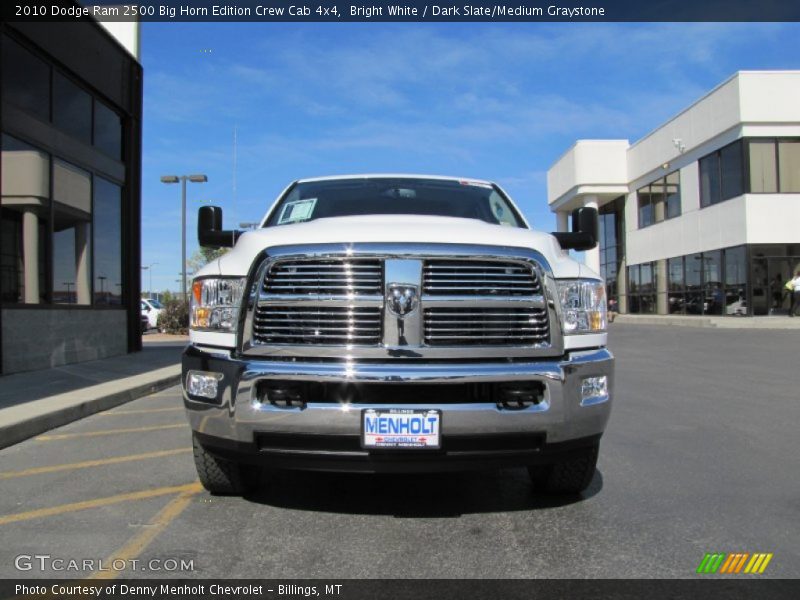 Bright White / Dark Slate/Medium Graystone 2010 Dodge Ram 2500 Big Horn Edition Crew Cab 4x4