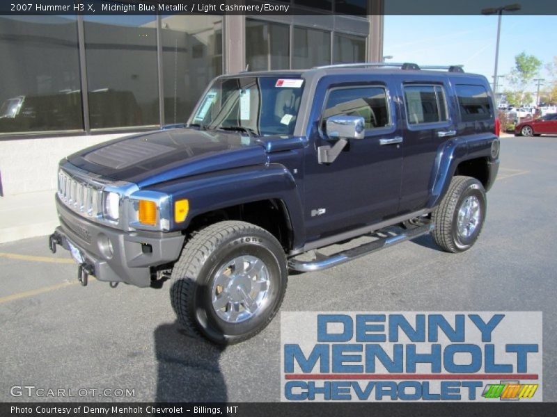 Midnight Blue Metallic / Light Cashmere/Ebony 2007 Hummer H3 X