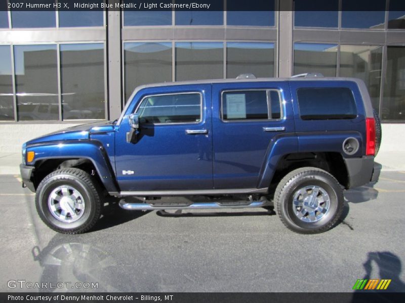 Midnight Blue Metallic / Light Cashmere/Ebony 2007 Hummer H3 X