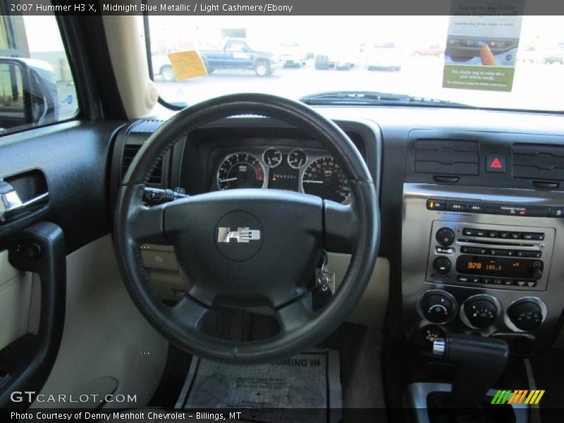 Midnight Blue Metallic / Light Cashmere/Ebony 2007 Hummer H3 X