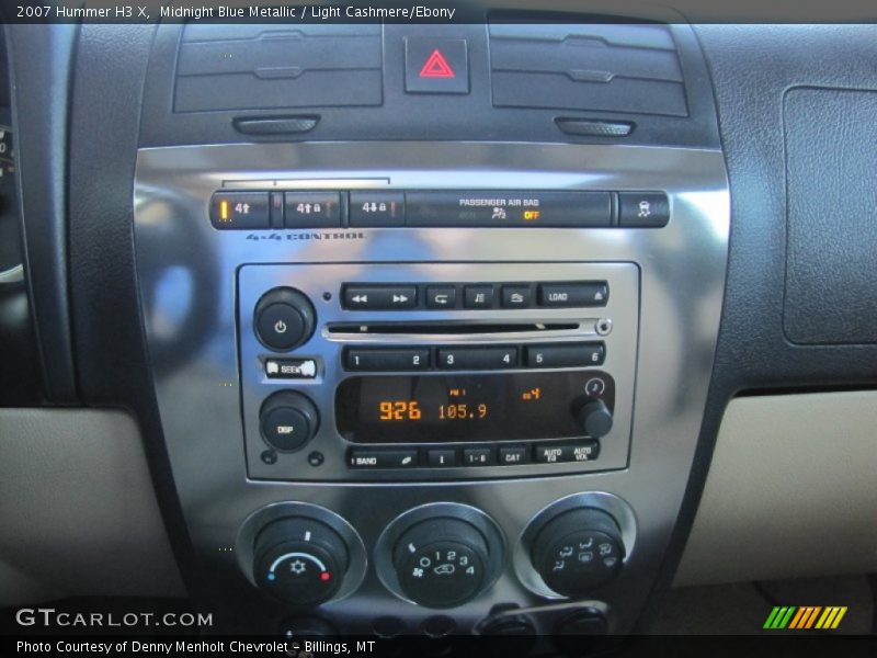 Midnight Blue Metallic / Light Cashmere/Ebony 2007 Hummer H3 X
