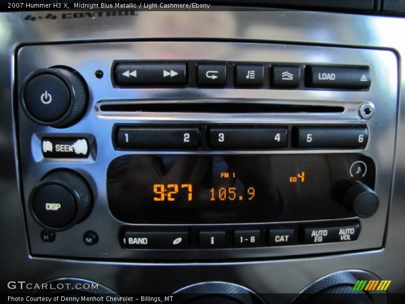 Midnight Blue Metallic / Light Cashmere/Ebony 2007 Hummer H3 X