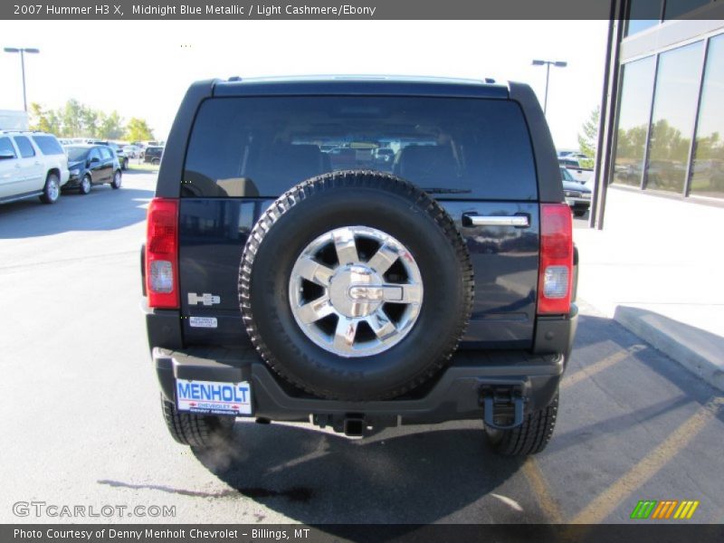 Midnight Blue Metallic / Light Cashmere/Ebony 2007 Hummer H3 X