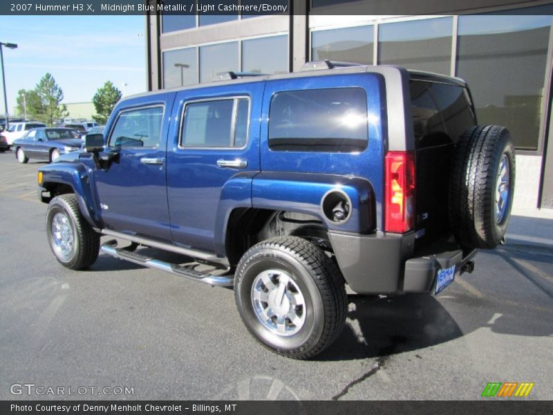 Midnight Blue Metallic / Light Cashmere/Ebony 2007 Hummer H3 X