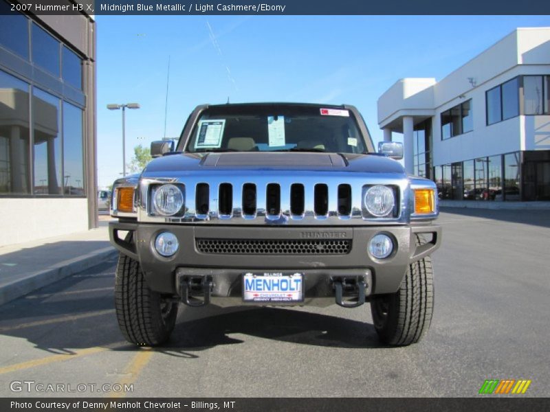 Midnight Blue Metallic / Light Cashmere/Ebony 2007 Hummer H3 X
