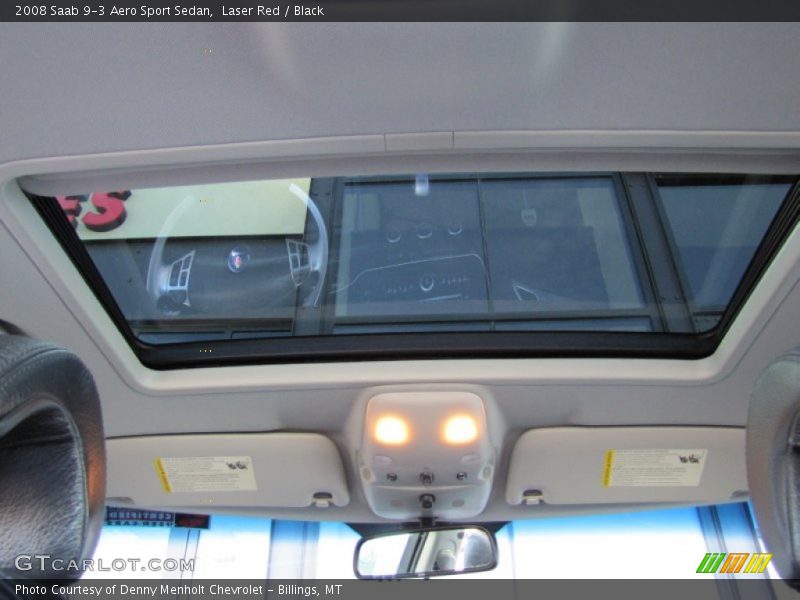 Sunroof of 2008 9-3 Aero Sport Sedan