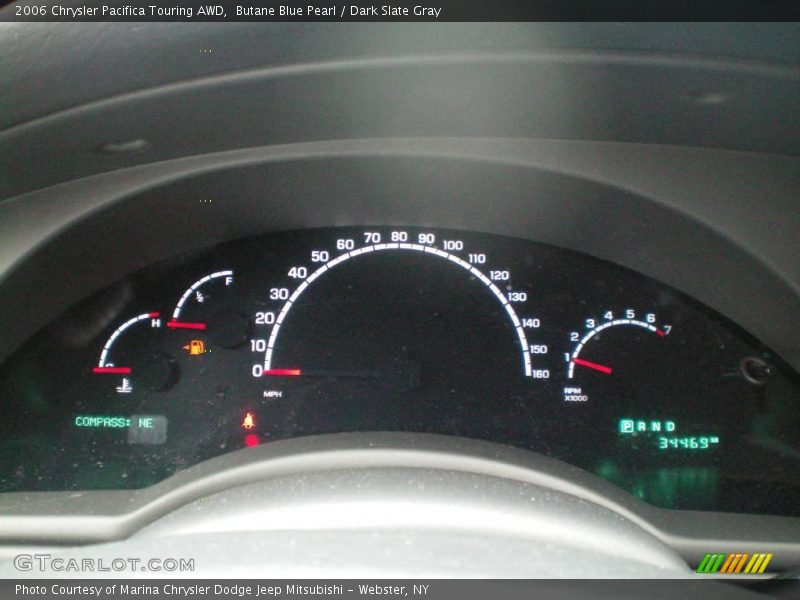 Butane Blue Pearl / Dark Slate Gray 2006 Chrysler Pacifica Touring AWD