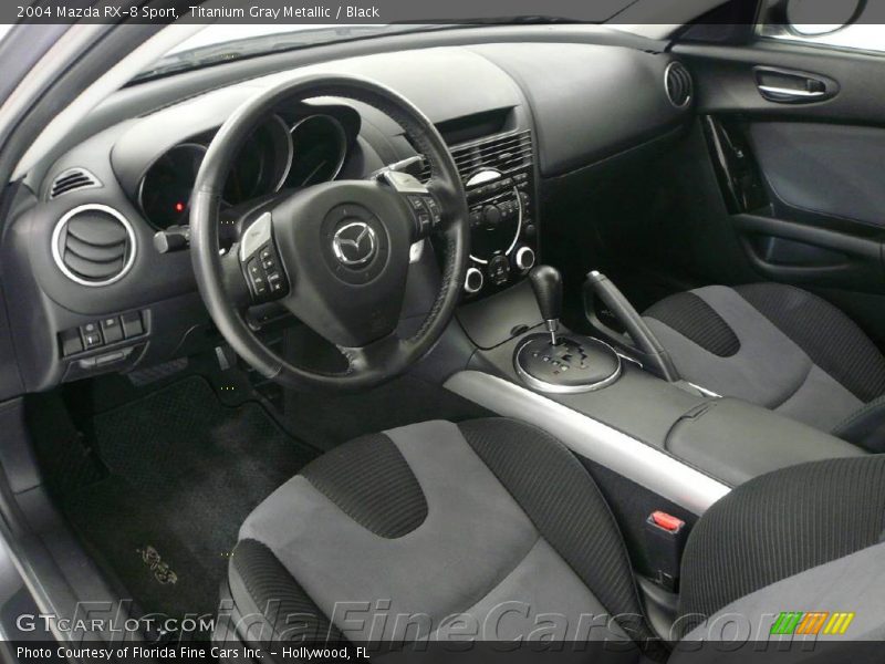 Titanium Gray Metallic / Black 2004 Mazda RX-8 Sport