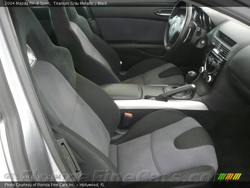 Titanium Gray Metallic / Black 2004 Mazda RX-8 Sport