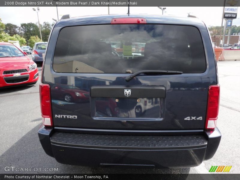 Modern Blue Pearl / Dark Khaki/Medium Khaki 2008 Dodge Nitro SXT 4x4