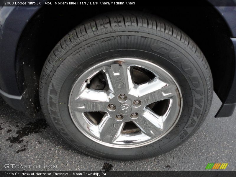 Modern Blue Pearl / Dark Khaki/Medium Khaki 2008 Dodge Nitro SXT 4x4