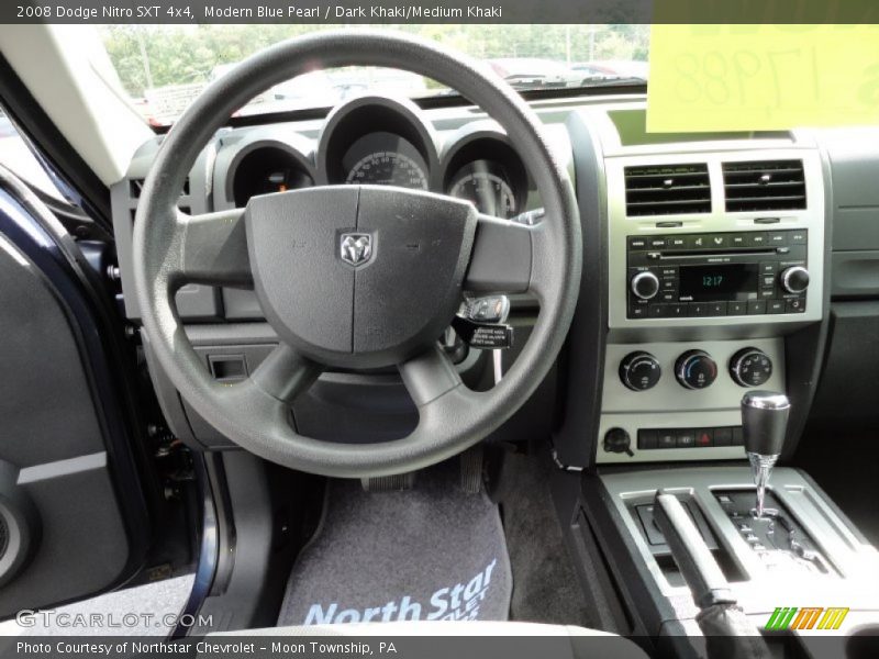 Modern Blue Pearl / Dark Khaki/Medium Khaki 2008 Dodge Nitro SXT 4x4