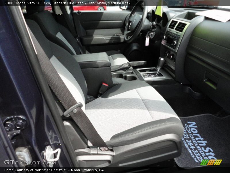 Modern Blue Pearl / Dark Khaki/Medium Khaki 2008 Dodge Nitro SXT 4x4