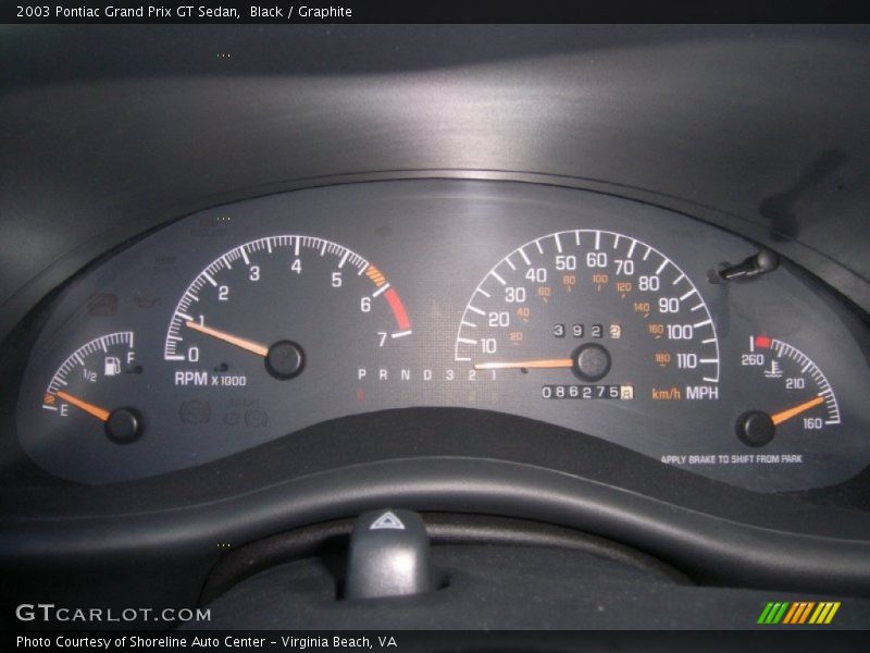 Black / Graphite 2003 Pontiac Grand Prix GT Sedan