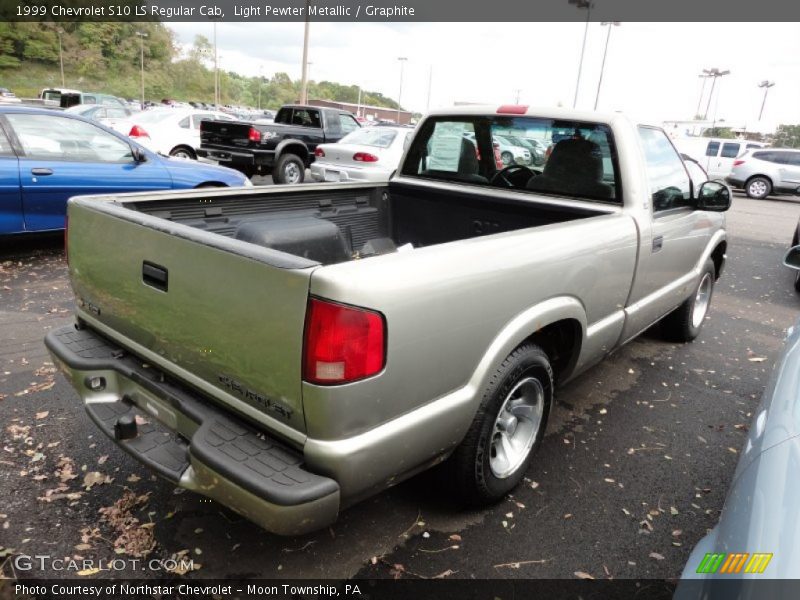 Light Pewter Metallic / Graphite 1999 Chevrolet S10 LS Regular Cab