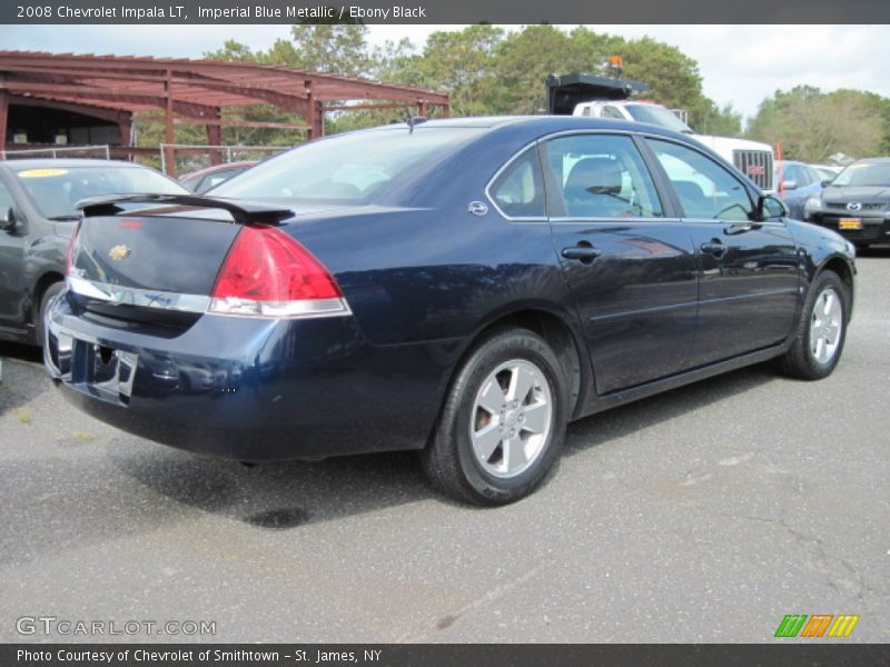 Imperial Blue Metallic / Ebony Black 2008 Chevrolet Impala LT