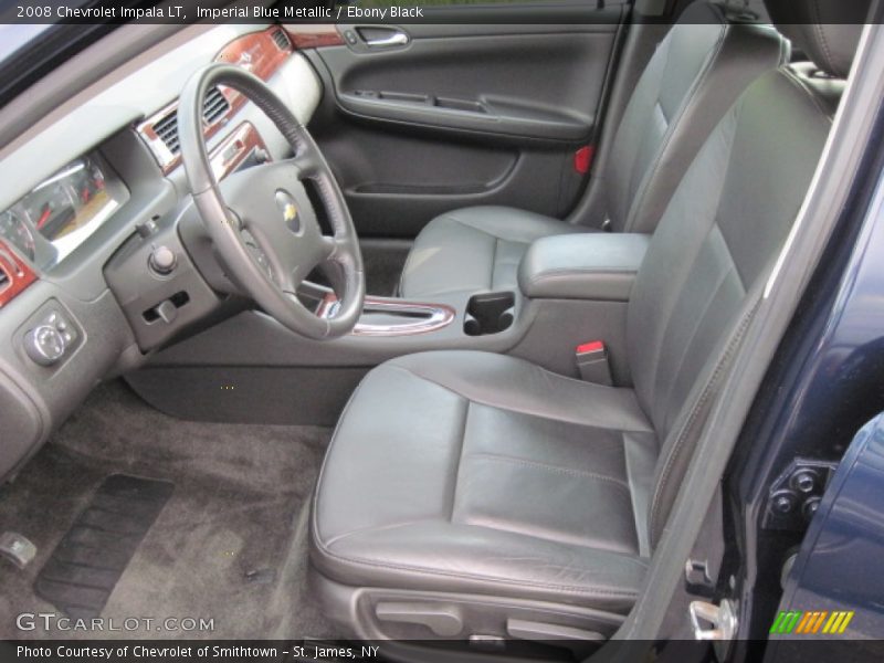Imperial Blue Metallic / Ebony Black 2008 Chevrolet Impala LT
