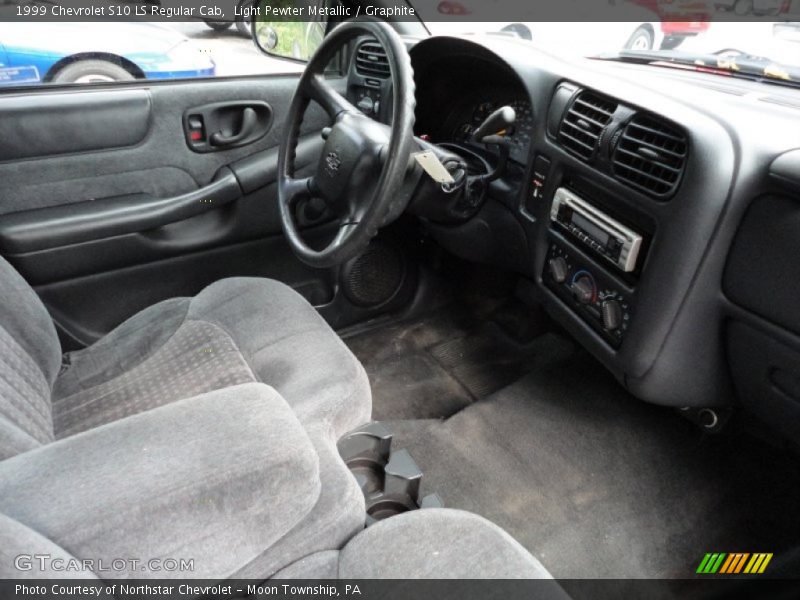 Light Pewter Metallic / Graphite 1999 Chevrolet S10 LS Regular Cab