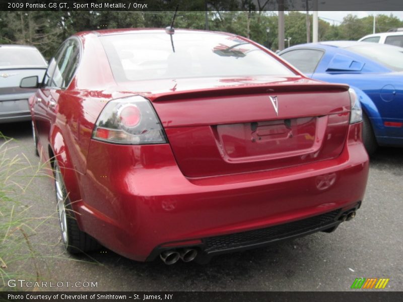 Sport Red Metallic / Onyx 2009 Pontiac G8 GT