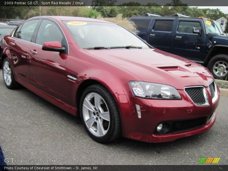 Sport Red Metallic / Onyx 2009 Pontiac G8 GT