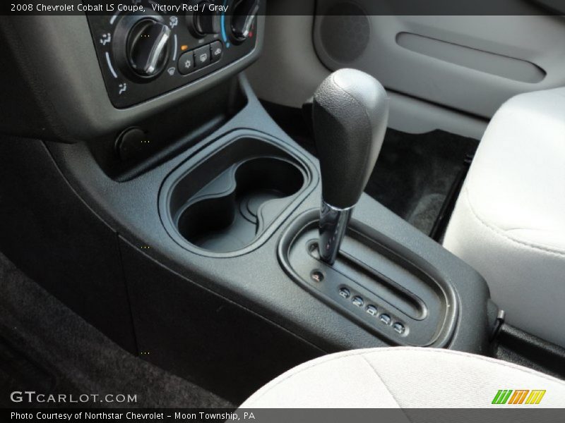 Victory Red / Gray 2008 Chevrolet Cobalt LS Coupe
