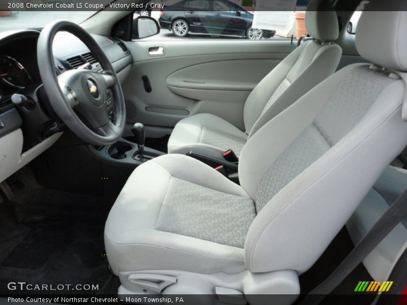 Victory Red / Gray 2008 Chevrolet Cobalt LS Coupe