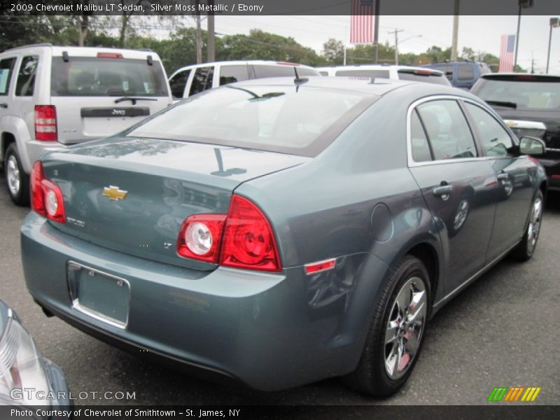 Silver Moss Metallic / Ebony 2009 Chevrolet Malibu LT Sedan