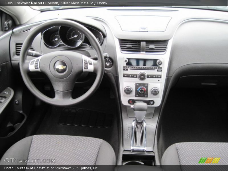 Silver Moss Metallic / Ebony 2009 Chevrolet Malibu LT Sedan
