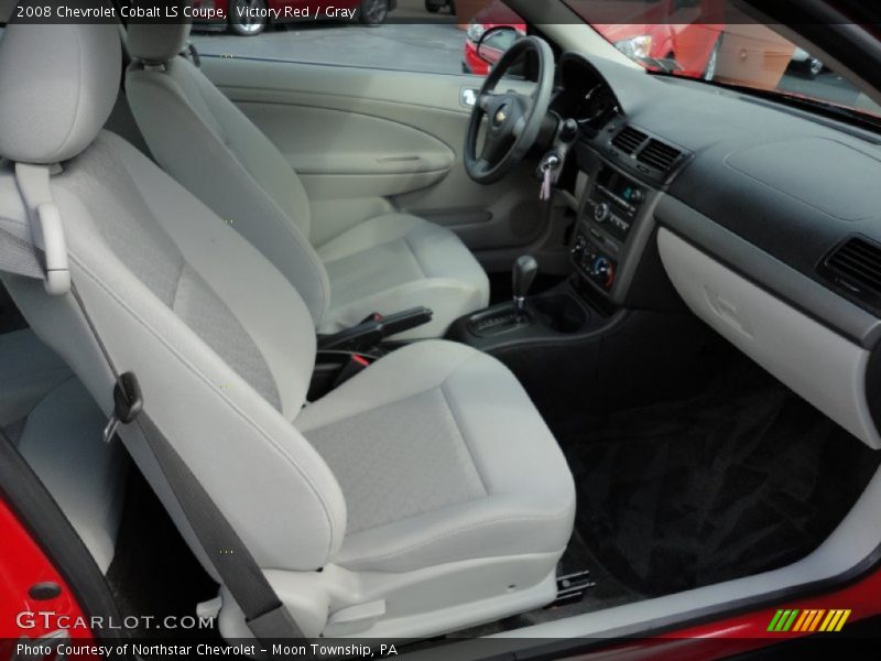 Victory Red / Gray 2008 Chevrolet Cobalt LS Coupe