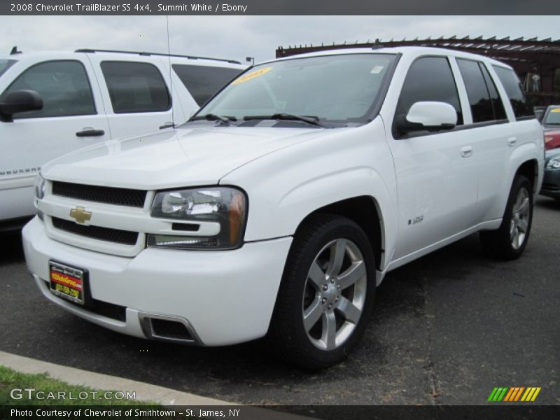 Summit White / Ebony 2008 Chevrolet TrailBlazer SS 4x4