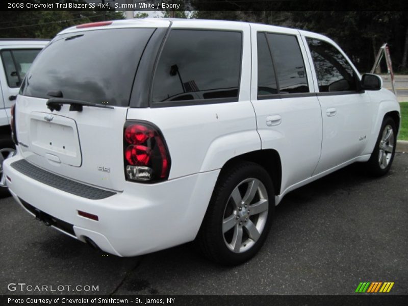 Summit White / Ebony 2008 Chevrolet TrailBlazer SS 4x4