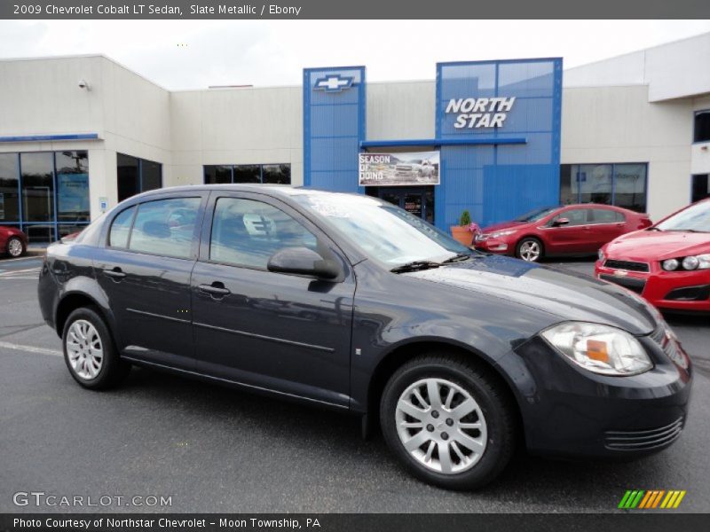 Slate Metallic / Ebony 2009 Chevrolet Cobalt LT Sedan
