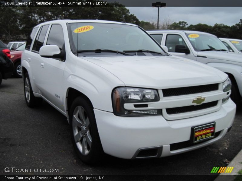 Summit White / Ebony 2008 Chevrolet TrailBlazer SS 4x4