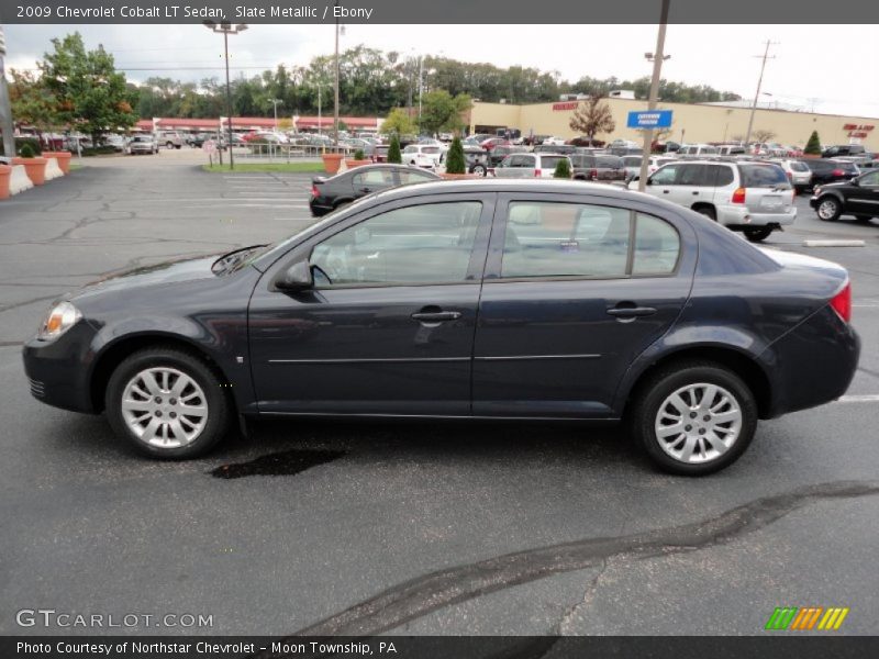 Slate Metallic / Ebony 2009 Chevrolet Cobalt LT Sedan